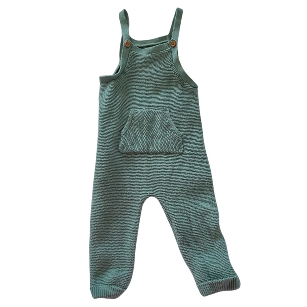 Little planet Knit overalls— 12 m GUC